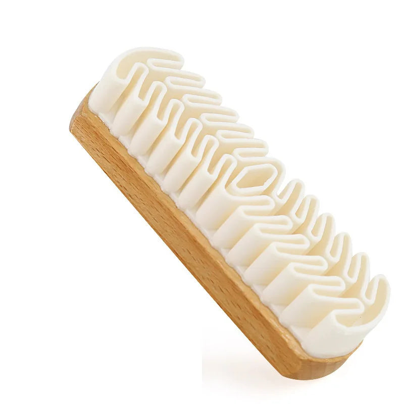 1PC Car Interior Parts Detailling Cleaning Brush Alcantara Suede Deerskin Fabrics Beauty Care Brush Car Upholstery Clean Tool