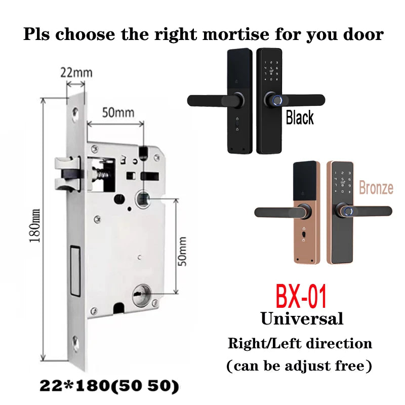 Wholesale New Product Promotion Price Tuya Wifi Home Biometric Bingerprint / Password / Key / Electronic Smart Door Lock