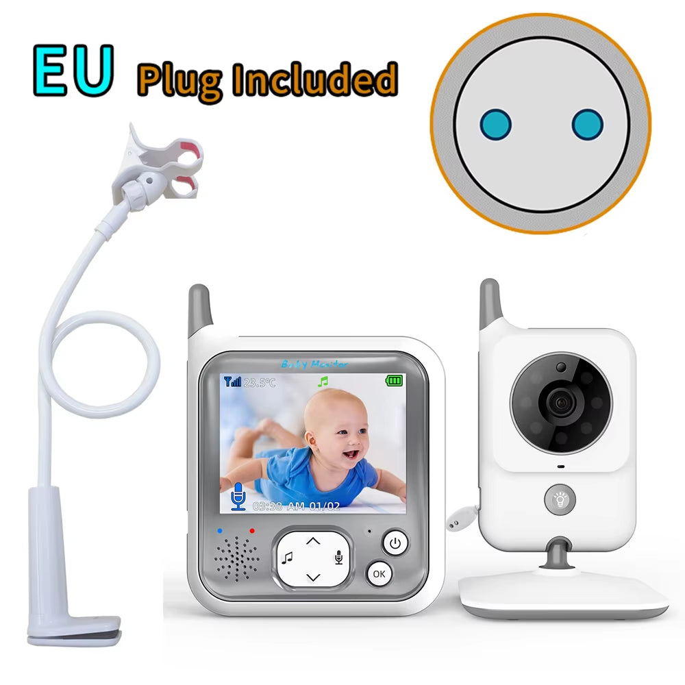 Video Baby Monitor 3.2 Inch / 2.8 Inch Wireless Security Camera Auto Night Vision Intercom Temperature Monitoring Nanny