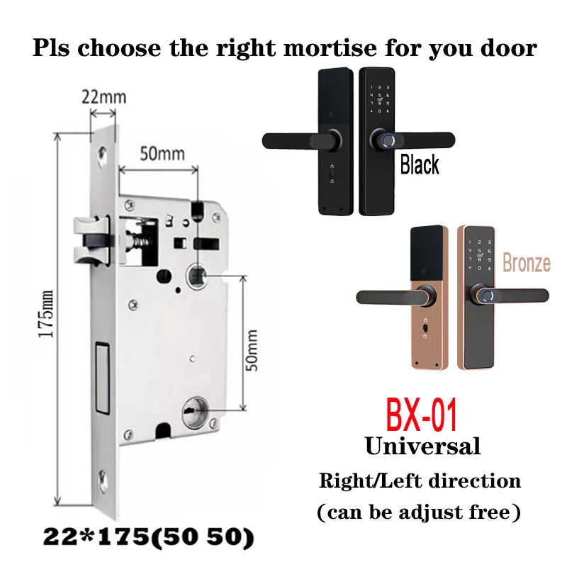 Wholesale New Product Promotion Price Tuya Wifi Home Biometric Bingerprint / Password / Key / Electronic Smart Door Lock