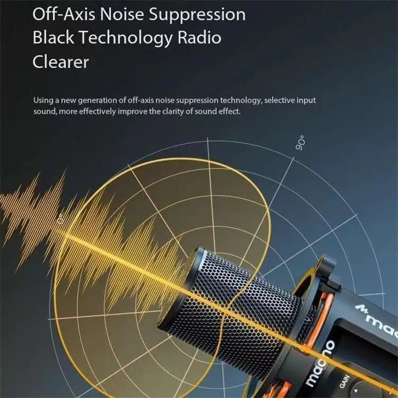 USB Wired TS Thoneo Professional Condenser Microphone for PC Computer Recording Streaming Gaming Singing Mic