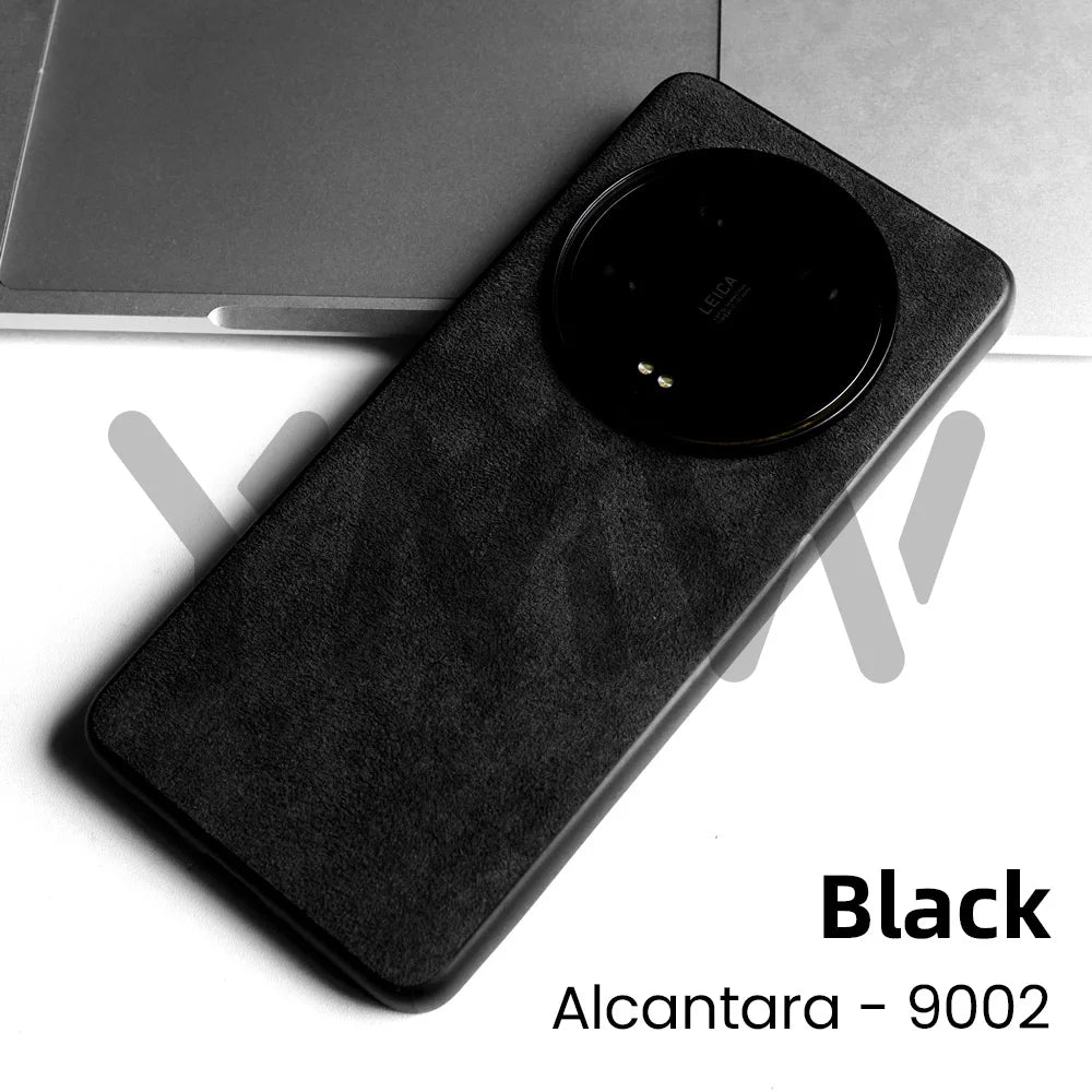 ALCANTARA Case for Xiaomi 13 Ultra 5G Luxury Supercar Interior Same Artificial Leather Business Phone Cover