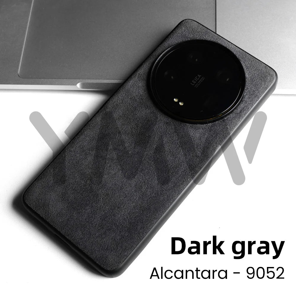 ALCANTARA Case for Xiaomi 13 Ultra 5G Luxury Supercar Interior Same Artificial Leather Business Phone Cover