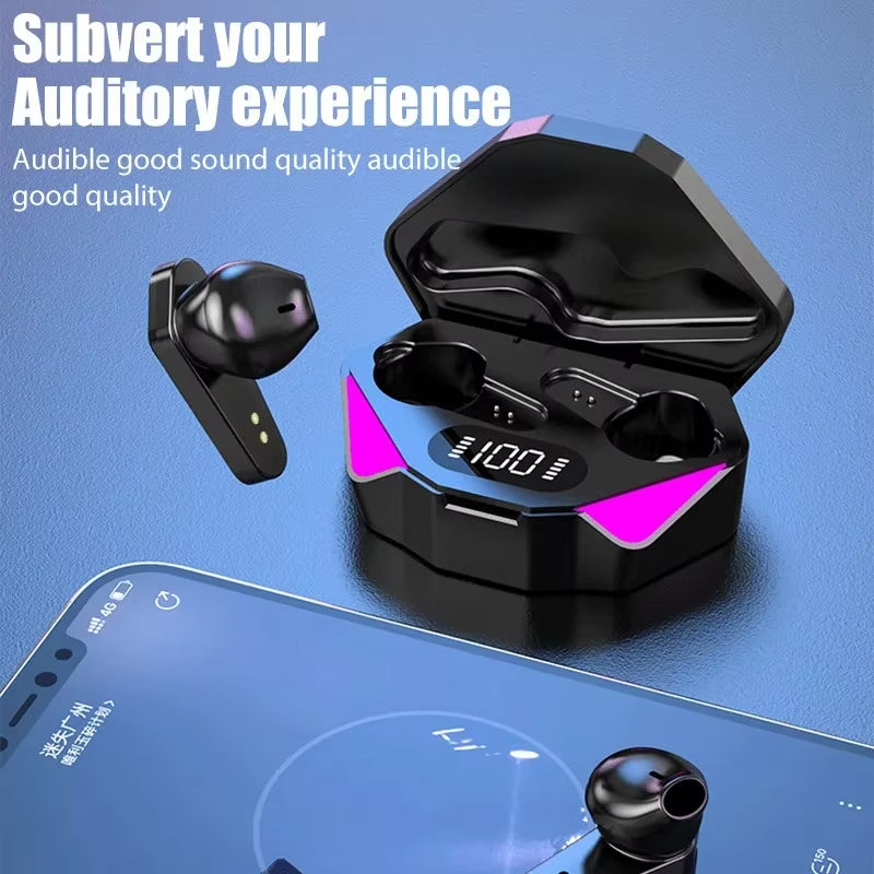 X15 TWS Wireless Earphone Bluetooth Headphone 65Ms Low Latency Earbud Esport Gaming Headset Gamer with Mic for Xiaomi Iphone