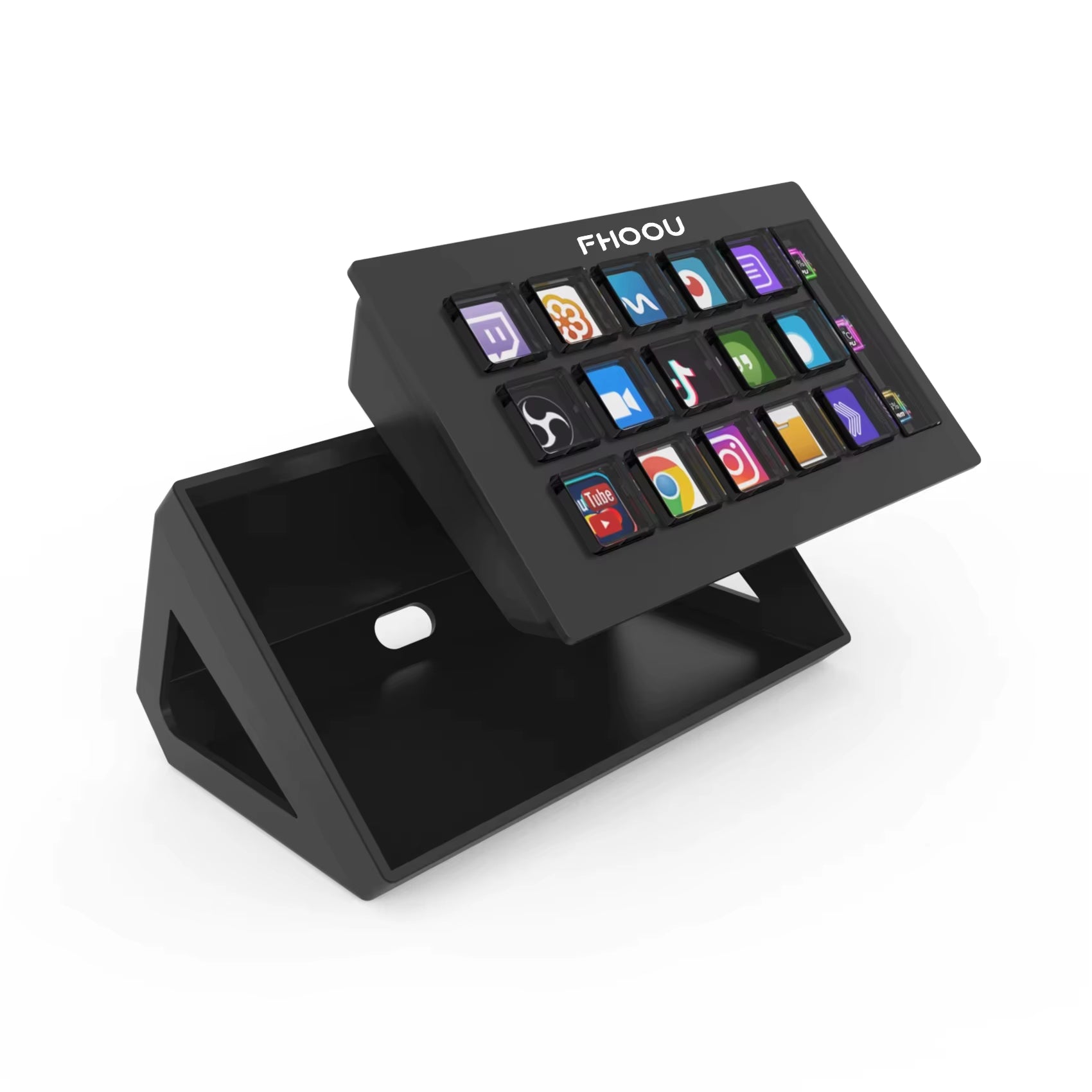 Streamdeck Mini Visual Keyboard 15Keys Stream Deck LCD Button Live Content Creation Controller Custom Button for Win/Macos Gifts