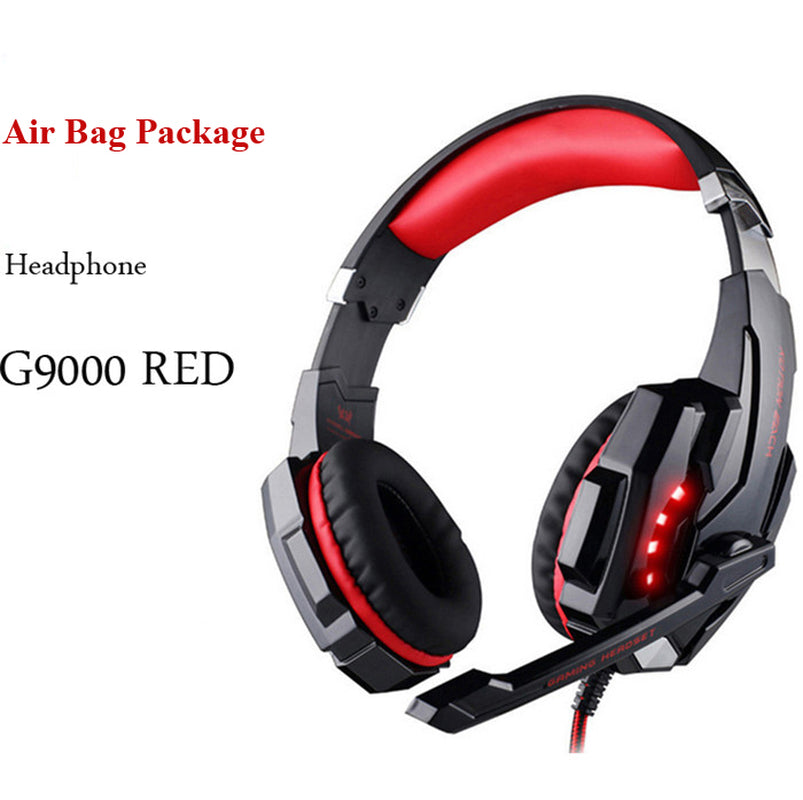 Wired Gaming Headset Headphones Surround Sound Deep Bass Stereo Casque Earphones with Microphone
