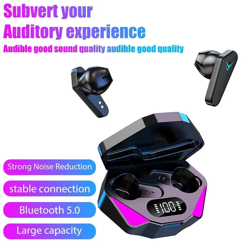 X15 TWS Wireless Earphone Bluetooth Headphone 65Ms Low Latency Earbud Esport Gaming Headset Gamer with Mic for Xiaomi Iphone