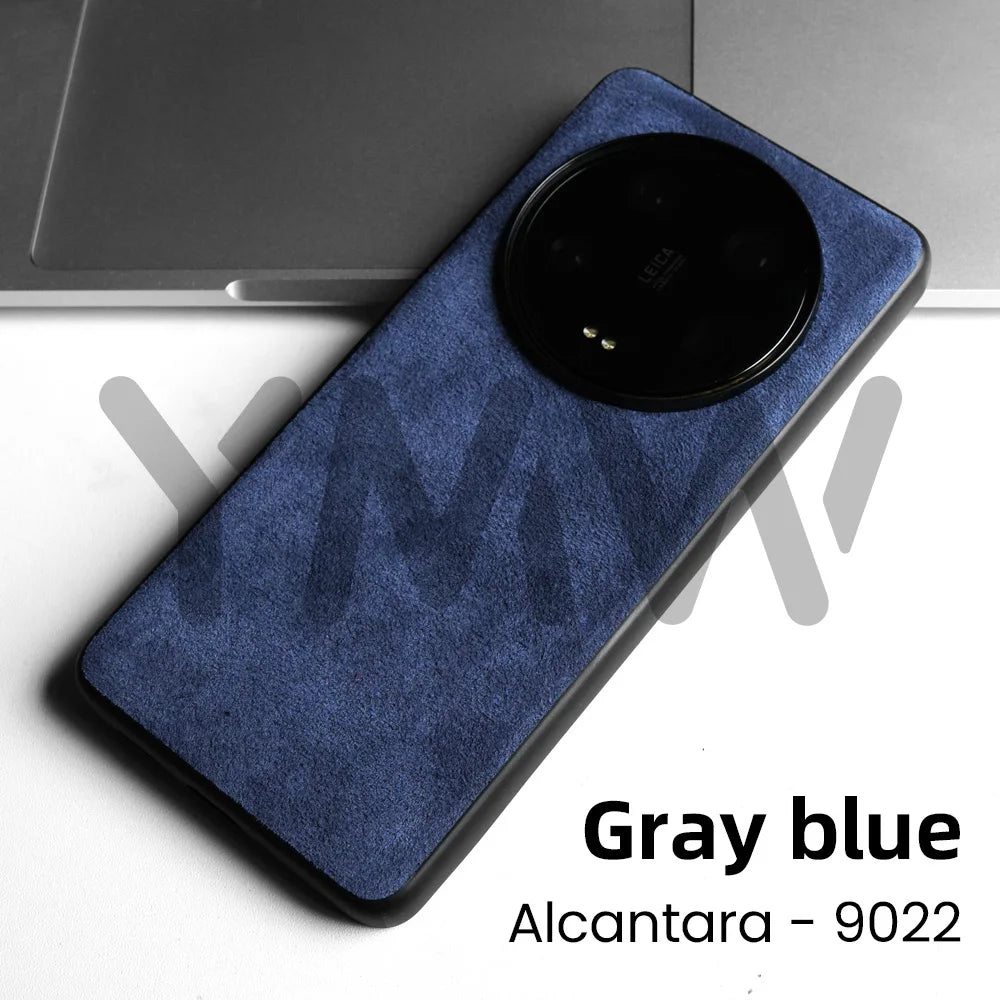 ALCANTARA Case for Xiaomi 13 Ultra 5G Luxury Supercar Interior Same Artificial Leather Business Phone Cover