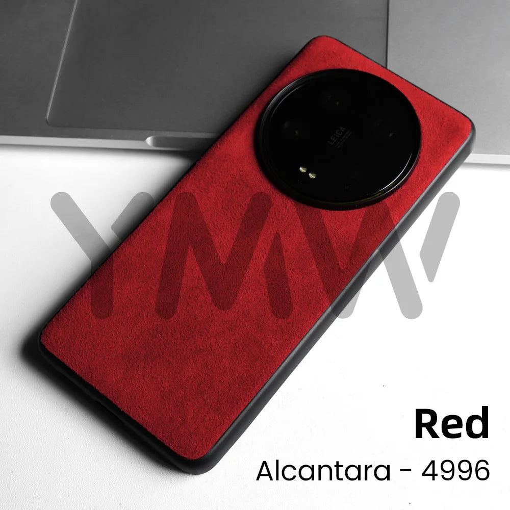 ALCANTARA Case for Xiaomi 13 Ultra 5G Luxury Supercar Interior Same Artificial Leather Business Phone Cover