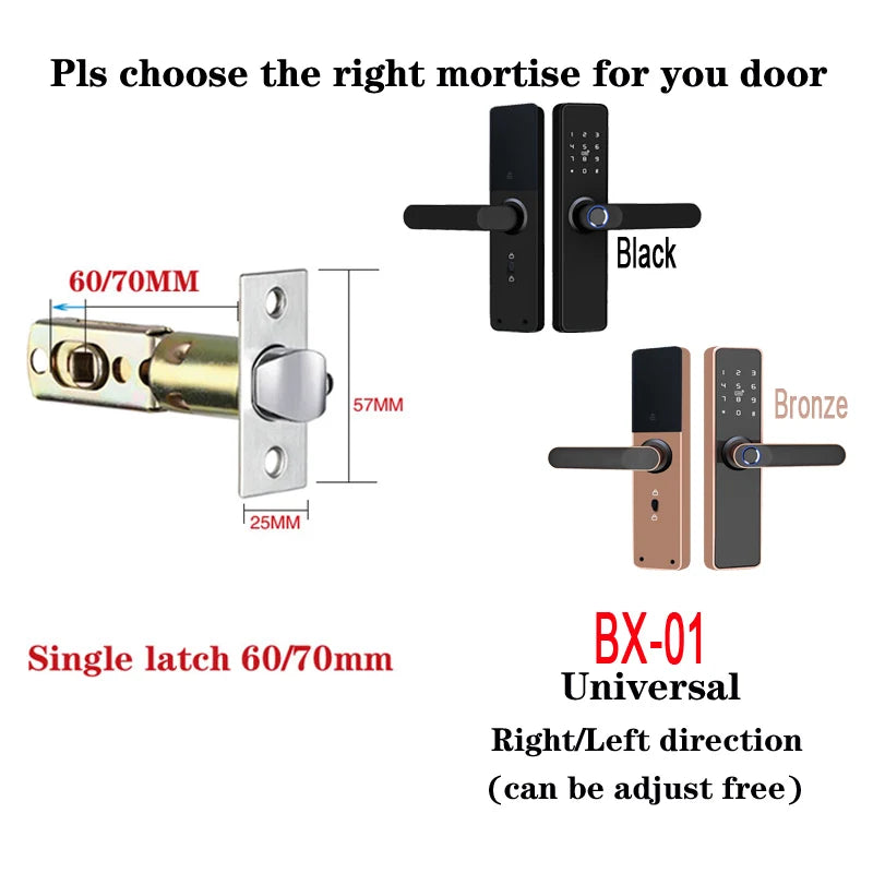 Wholesale New Product Promotion Price Tuya Wifi Home Biometric Bingerprint / Password / Key / Electronic Smart Door Lock