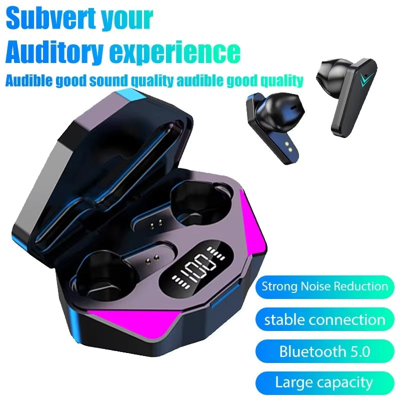 X15 TWS Wireless Earphone Bluetooth Headphone 65Ms Low Latency Earbud Esport Gaming Headset Gamer with Mic for Xiaomi Iphone