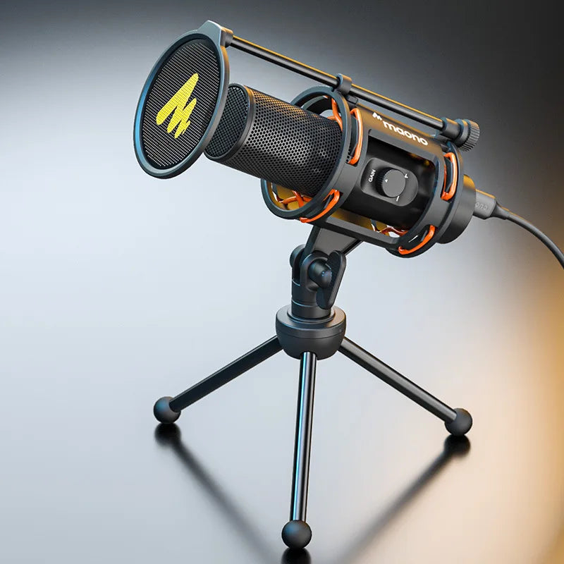 USB Wired TS Thoneo Professional Condenser Microphone for PC Computer Recording Streaming Gaming Singing Mic