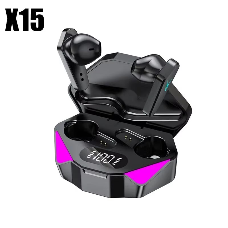 X15 TWS Wireless Earphone Bluetooth Headphone 65Ms Low Latency Earbud Esport Gaming Headset Gamer with Mic for Xiaomi Iphone
