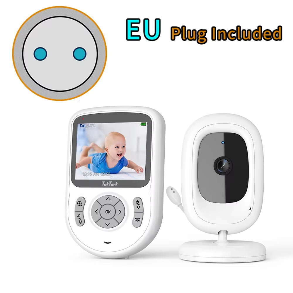 Video Baby Monitor 3.2 Inch / 2.8 Inch Wireless Security Camera Auto Night Vision Intercom Temperature Monitoring Nanny