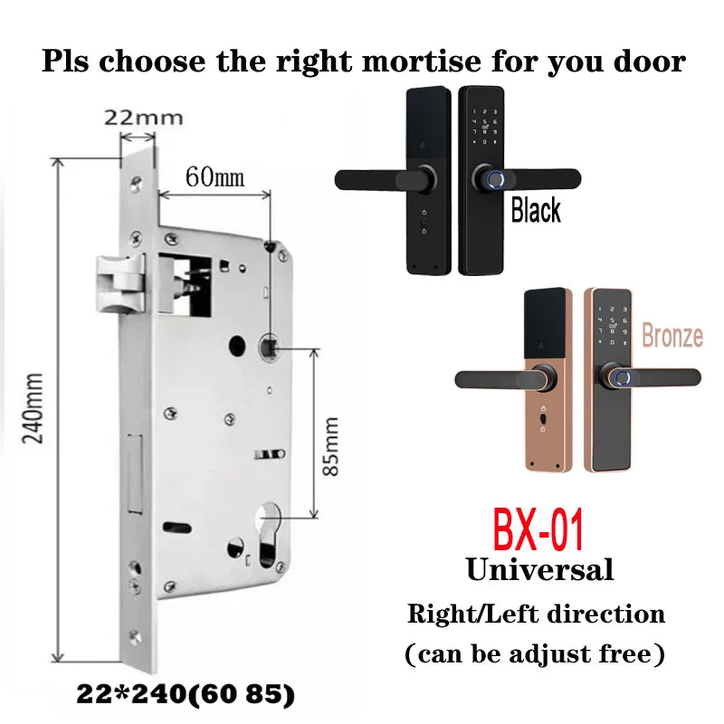 Wholesale New Product Promotion Price Tuya Wifi Home Biometric Bingerprint / Password / Key / Electronic Smart Door Lock