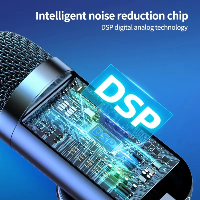 Professional Wired Condenser Conference Microphone Gooseneck Desktop High Voice Quality Mic Computer Gaming USB Microphone