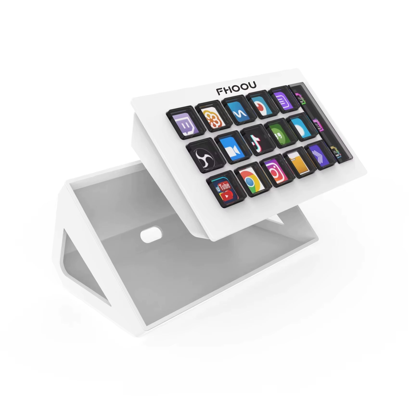 Streamdeck Mini Visual Keyboard 15Keys Stream Deck LCD Button Live Content Creation Controller Custom Button for Win/Macos Gifts