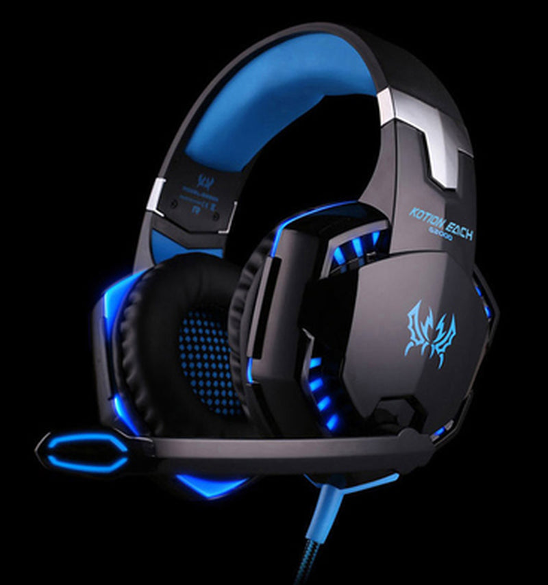 Wired Gaming Headset Headphones Surround Sound Deep Bass Stereo Casque Earphones with Microphone